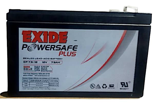 EXIDE POWER SAFE SMF 12V 7.5AH 